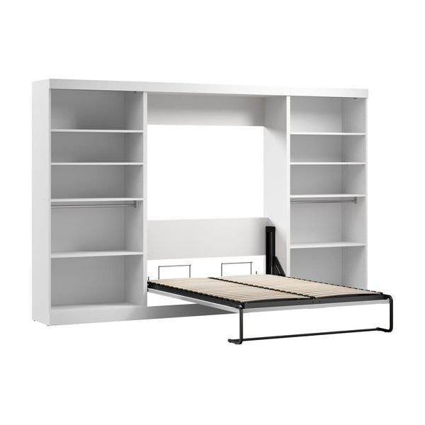 Full Murphy Bed with 2 Shelving Units (131W)