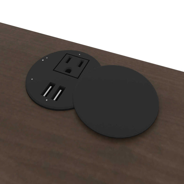 60W x 30D Standing Desk with Dual Monitor Arm