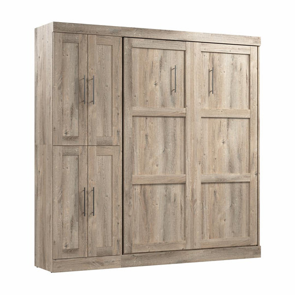 Full Murphy Bed with Closet Organizer (84W)