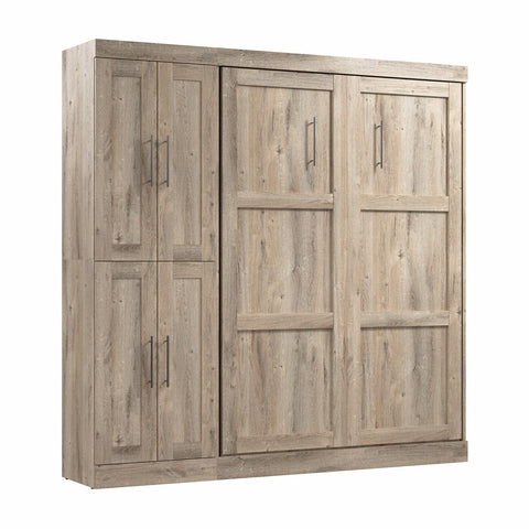 Full Murphy Bed with Closet Organizer (84W)