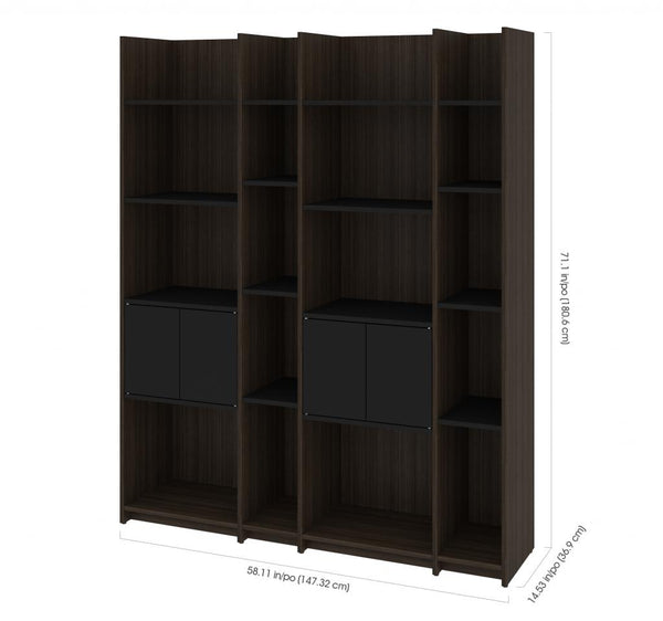 58“ Set of shelving units