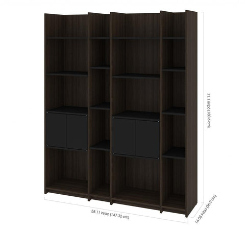 58“ Set of shelving units