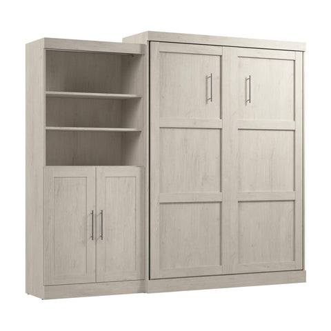 Queen Murphy Bed and Closet Organizer with Doors (101W)