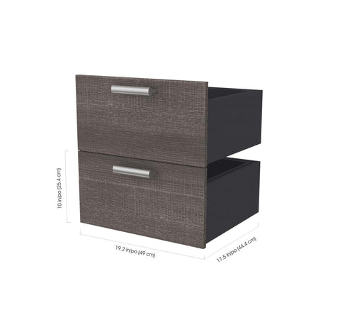 Walk-In Closet Organizer with 4 Floating Shelves
