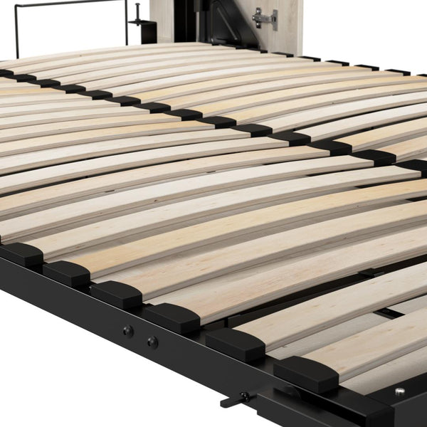 Full Murphy Bed and Closet Organizer with Drawer and Doors (88W)