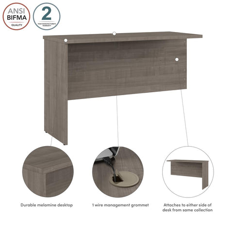 48W Desk Return or Bridge