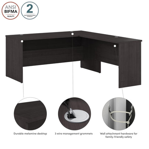 65W L Shaped Desk