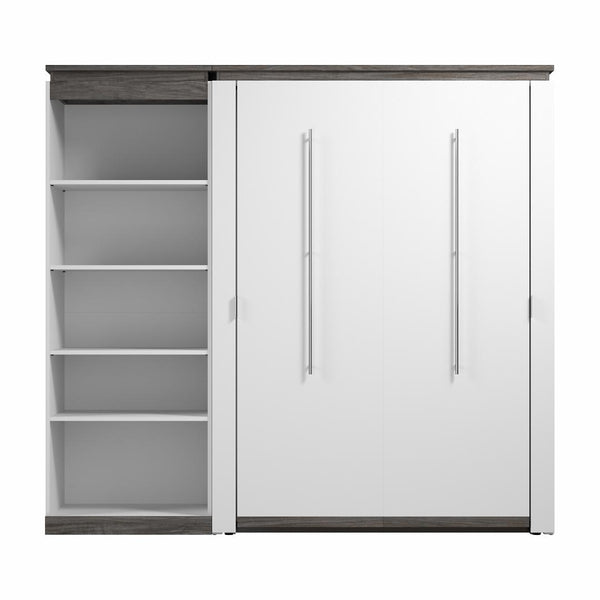 Full Murphy Bed with Shelves (91W)