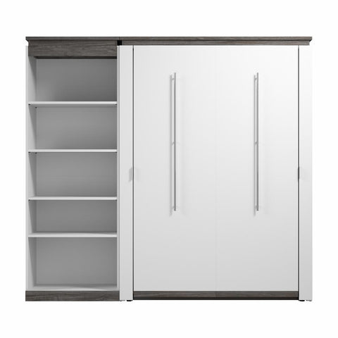 Full Murphy Bed with Shelves (91W)