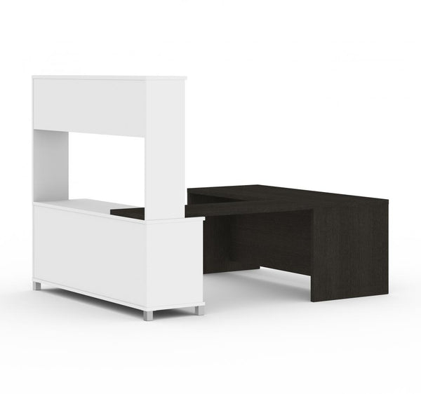 72W U-Shaped Executive Desk with Hutch