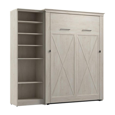 Full Murphy Bed with Closet Organizer (88W)