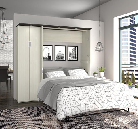 Full Murphy Bed with Desk and one Storage Unit (83“)