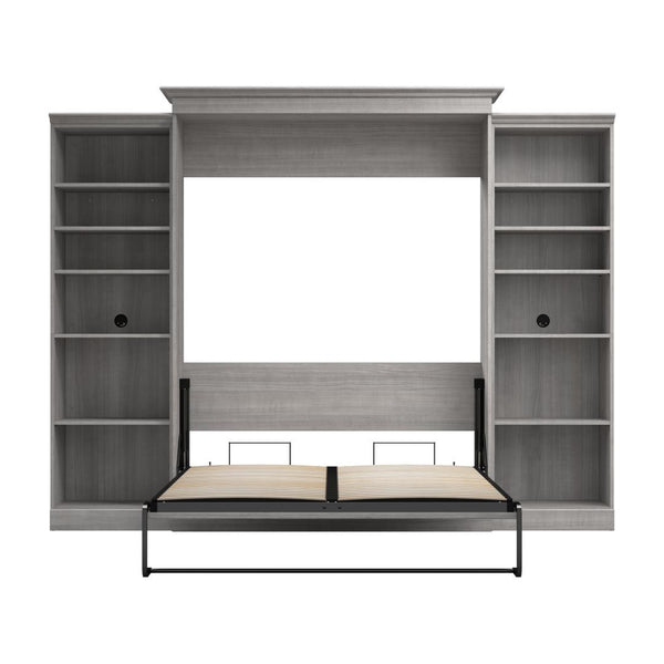 Queen Murphy Bed and 2 Closet Organizers (115W)