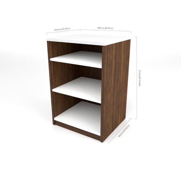 Queen Murphy Bed with Floating Shelves (104W)