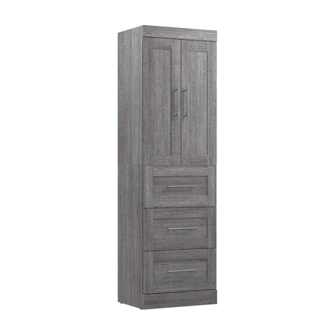 Contemporary Closet System with Drawers, 25W x 19D