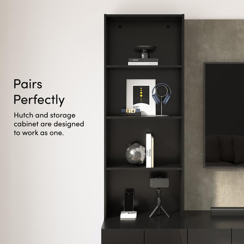 24W Shallow Hutch for Modular Storage Cabinet