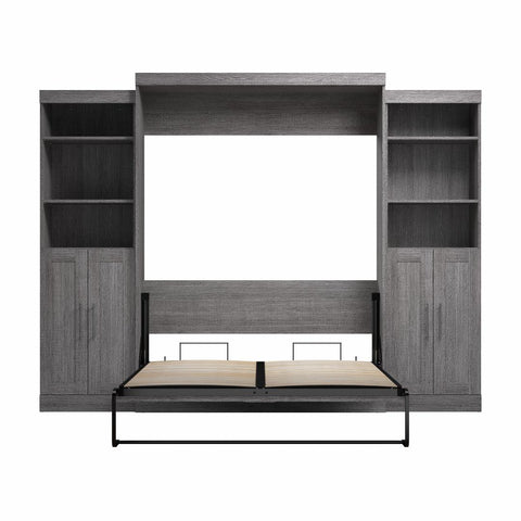 Queen Murphy Bed with Closet Storage Organizers (115W)