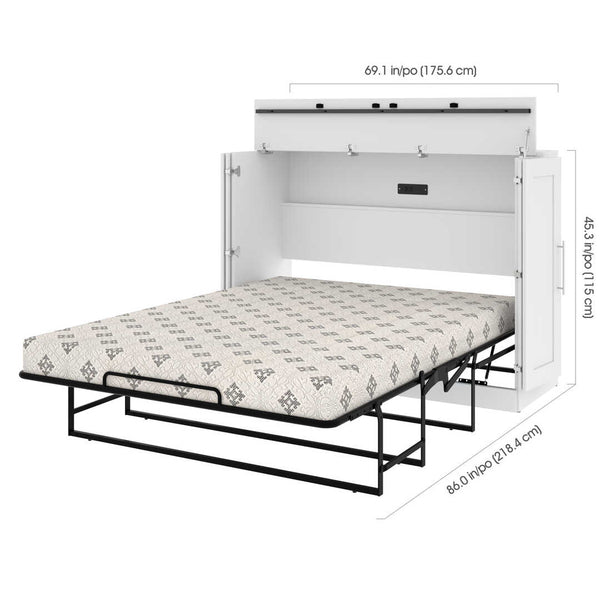 61W Full Cabinet Bed with Mattress
