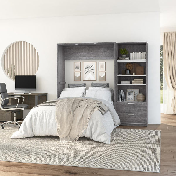 Full Murphy Bed with Closet Organizer (89W)