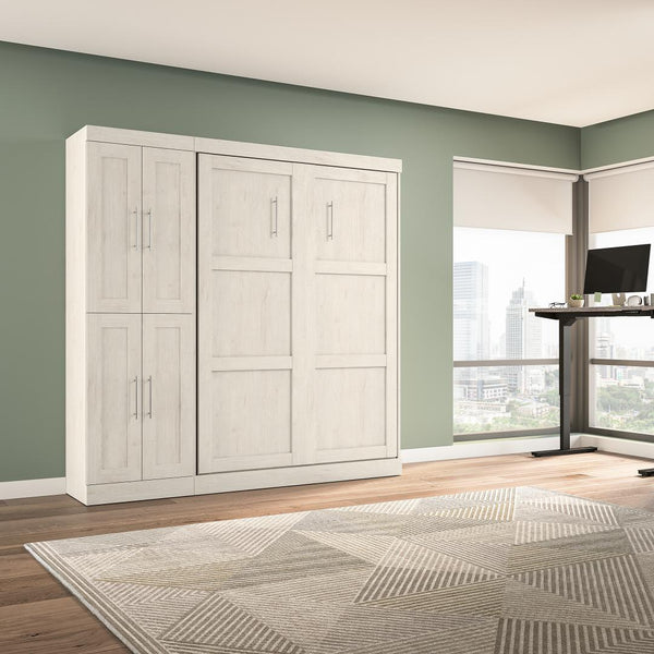 Full Murphy Bed with Closet Organizer (84W)