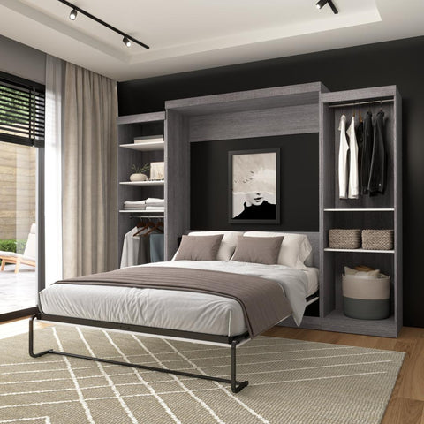 Queen Murphy Bed with 2 Closet Organizers (115W)