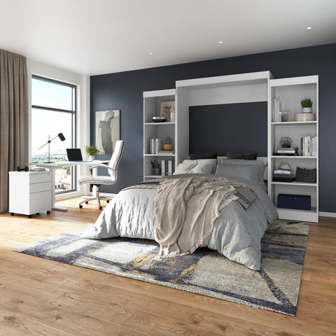 Full Murphy Bed with Closet Organizers (110W)