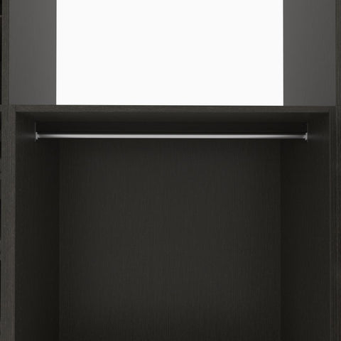 Traditional Closet System with Shelves, Drawers, Shoe Racks, Clothing Rods & Cubies, 86W x 20D