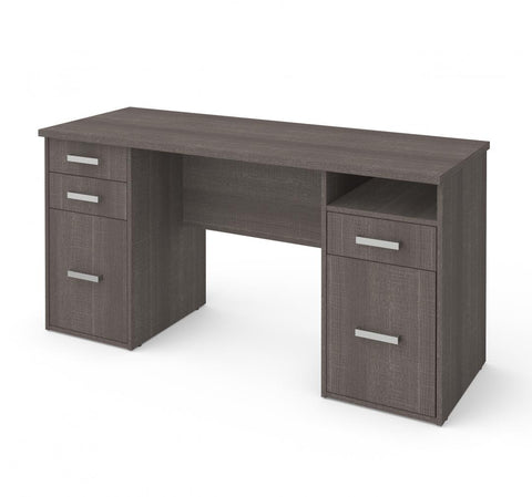 Small Desk with 2 Pedestals