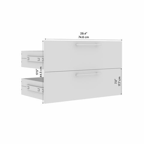 2 Drawer Set for 30W Tall Storage Shelf