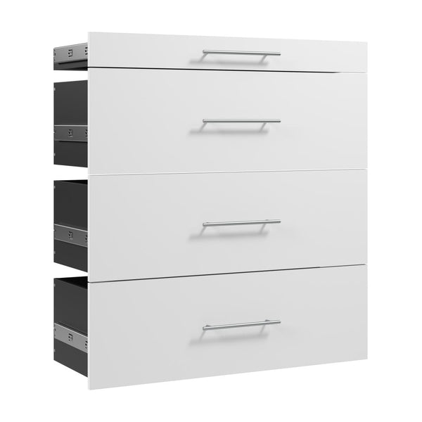 Modular Drawers (4) Set, Slab Style, 36W x 16D