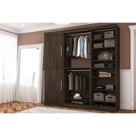 80” Closet Organizer with Doors