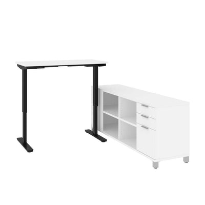 72W L-Shaped Standing Desk
