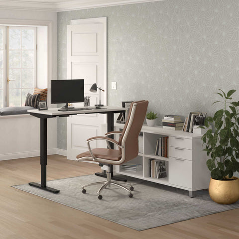 72W L-Shaped Standing Desk