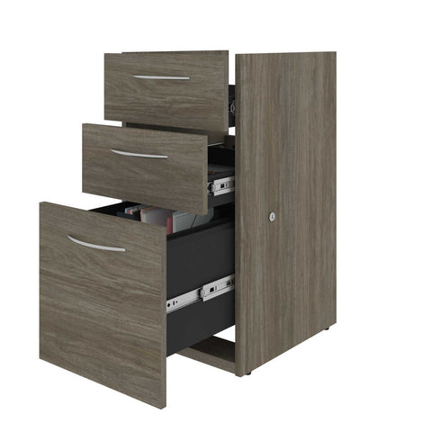Add-On Pedestal with 3 Drawers