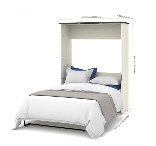 Full Murphy Bed with Desk and two Storage Units (107“)