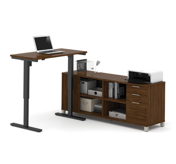 72W L-Shaped Standing Desk