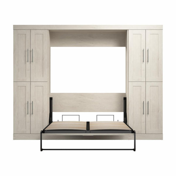 Full Murphy Bed with Storage Cabinets (109W)