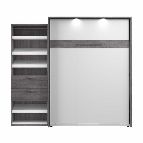 Queen Murphy Bed with Closet Organizer (95W)