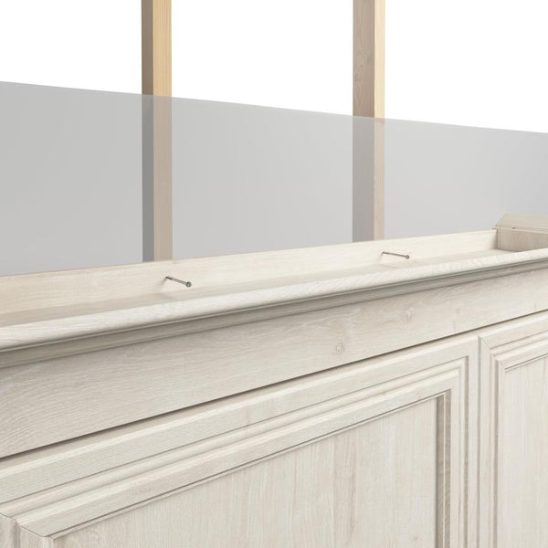 Queen Murphy Bed and Closet Organizer with Drawers (92W)
