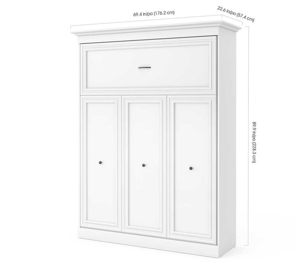 Queen Murphy Bed with Storage and Desk