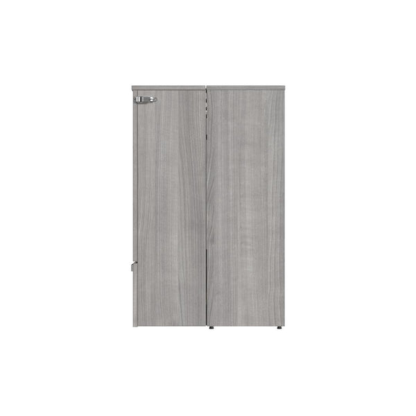 63W Queen Murphy Cabinet Bed with Pullout Drawer