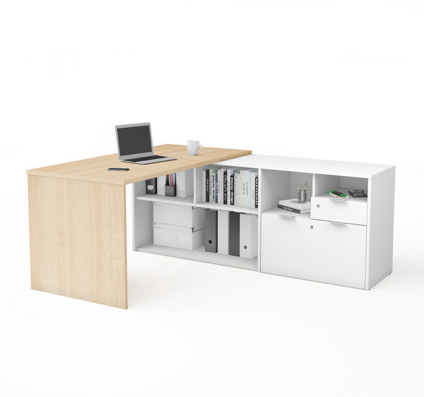 72W L-Shaped Desk