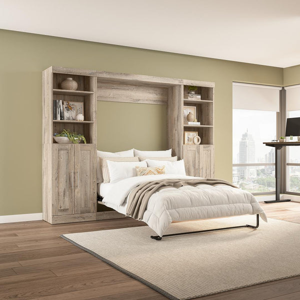 Full Murphy Bed with Closet Storage Organizers (109W)