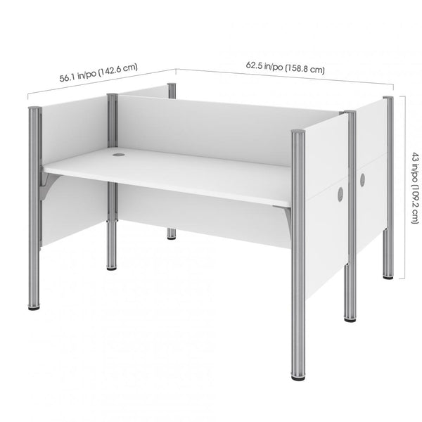 63W Office Cubicles with Low Privacy Panels