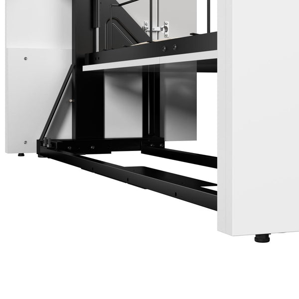 Full Murphy Bed and Storage Cabinet with Pull-Out Shelf (81W)