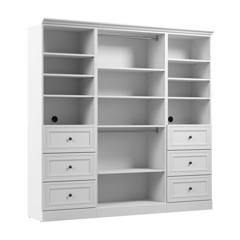 86W Closet Organizer with Drawers