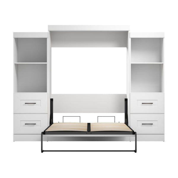 Full Murphy Bed and Closet Organizers with Drawers (110W)