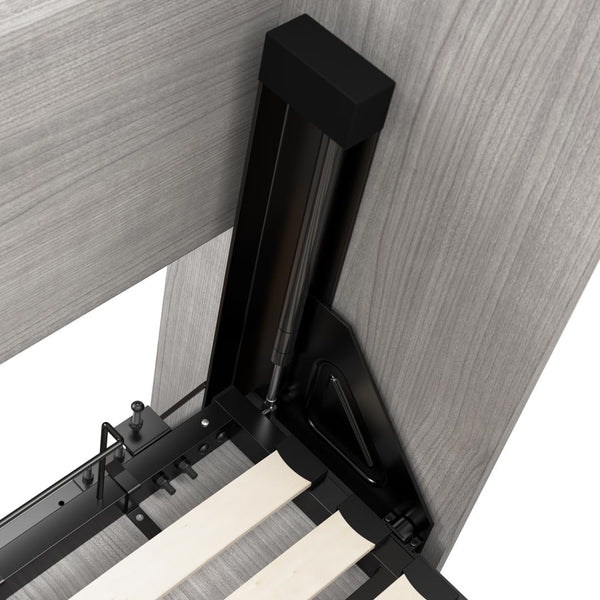 Queen Murphy Bed with Open and Concealed Storage (126W)