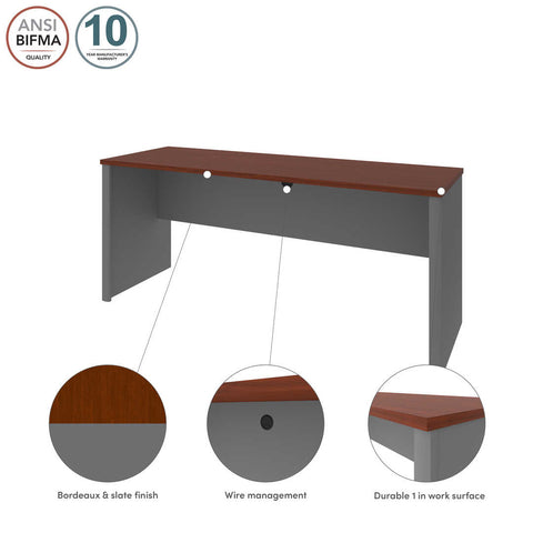 72W Narrow Desk Shell