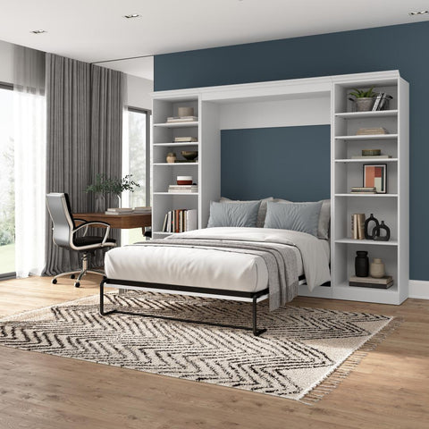 Full Murphy Bed and 2 Closet Organizers (109W)